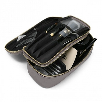 Комбинированная косметичка "Сияй" (Хаки и золото) Shine Combo Pouch (Khaki Gold)