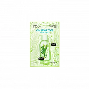 Укрепляющая тканевая маска с экстрактом чайного дерева 10+10 Calming Time Teatree Relief Mask Sheet 10+10