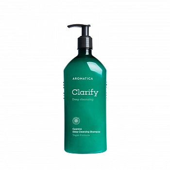 Бессульфатный глубокоочищающий шампунь с кипарисом 400мл Cypress Deep Cleansing Shampoo 400ml
