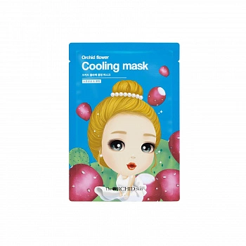 Тканевая маска для лица охлаждающая 10 шт. Orchid Flower Cooling Mask 10ea