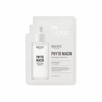Осветляющая маска для лица Phyto Niacin Whitening Mask Pack