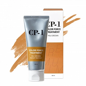 Маска для волос с эффектом окрашивания Светло-русый Color Force Treatment Milk Brown