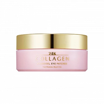 Патчи для кожи вокруг глаз 24K Collagen Hydrogel Eye Patches
